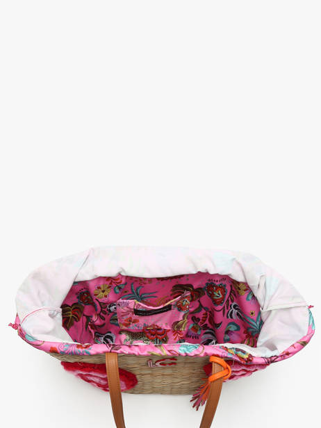 Schoudertas Panier Stro Lola casademunt Beige panier 93 ander zicht 3