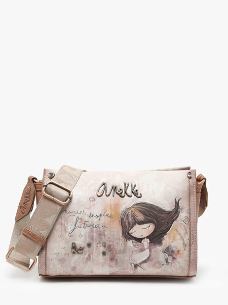 Cross Body Tas Memories Polyurethaan Anekke Bruin memories 40803479