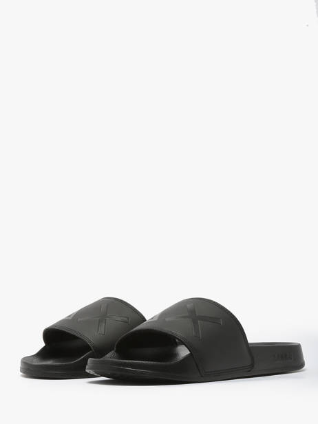 Slippers Logo Sun68 Zwart men X35102 ander zicht 1