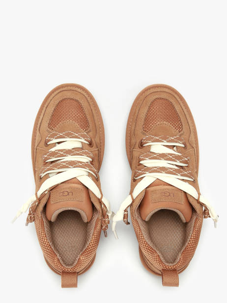 Sneakers Uit Leder Ugg Bruin women 1168890 ander zicht 3