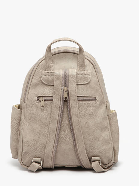 Rugzak Miniprix Beige basic P19 ander zicht 3