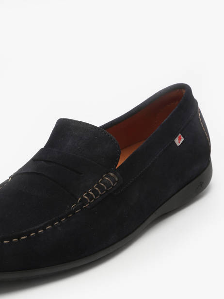 Stadsschoenen Afelpado Uit Leder Fluchos Blauw men F2207 ander zicht 3