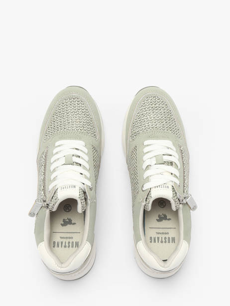 Sneakers Mustang Groen women 1358316 ander zicht 4