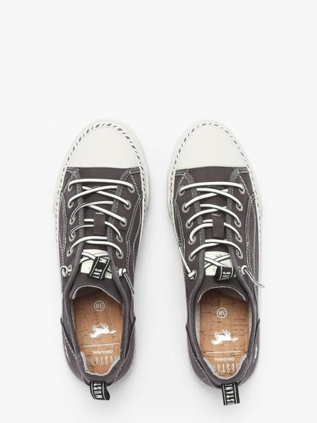 Sneakers Mustang Zwart women 1376308 ander zicht 4