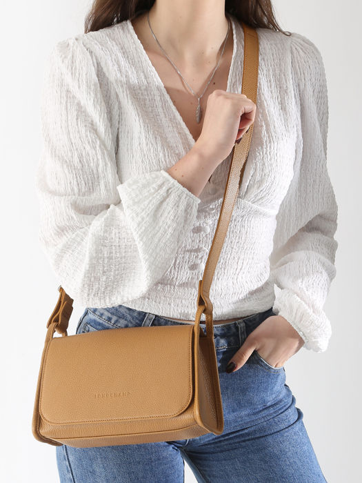 Longchamp Le foulonnÃ© Cross bodytas Bruin