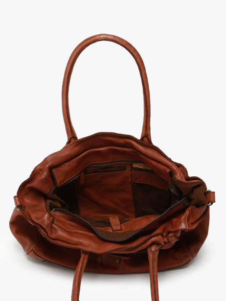 Schoudertas Heritage Leder Biba Bruin heritage BT26 ander zicht 3