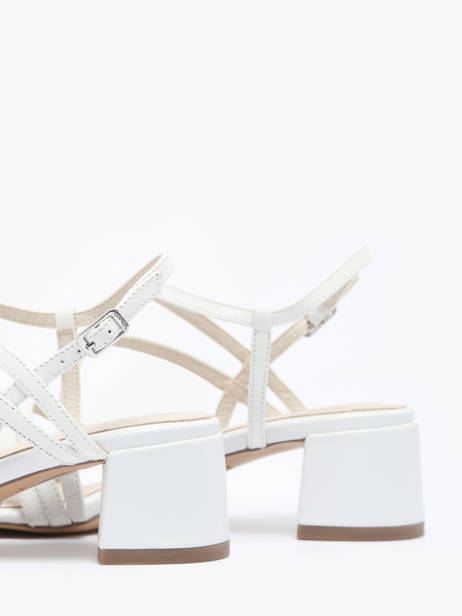 Sandalen Met Hak Uit Leder Tamaris Wit women 42 ander zicht 2