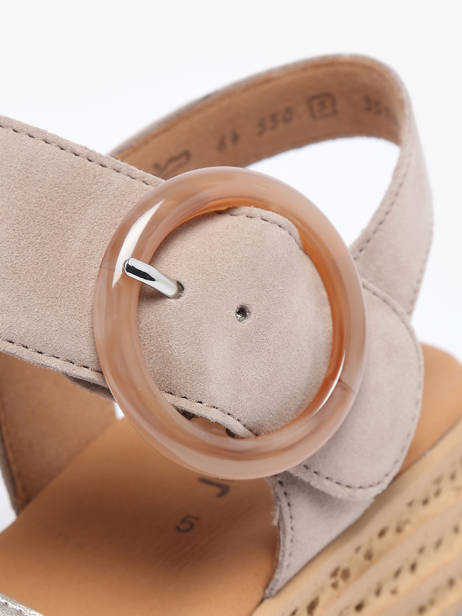 Sandalen Uit Leder Gabor Goud women 62 ander zicht 2