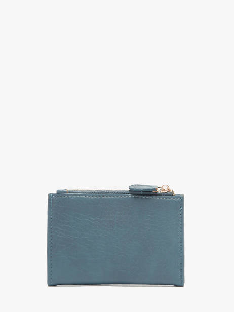 Portefeuille Lulu castagnette Blauw zip CAPOR106 ander zicht 2