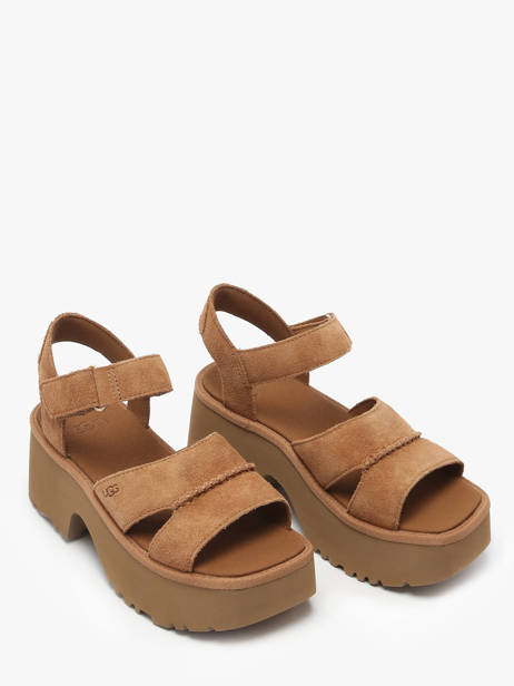 Sandalen New Heights Uit Leder Ugg Bruin accessoires 1167475 ander zicht 1