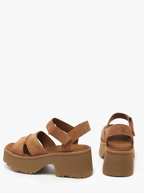 Sandalen New Heights Uit Leder Ugg Bruin accessoires 1167475 ander zicht 2