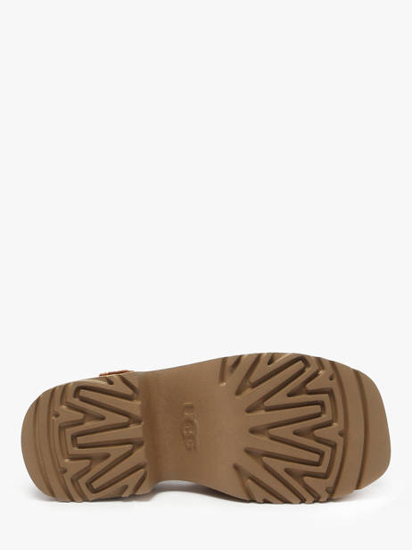 Sandalen New Heights Uit Leder Ugg Bruin accessoires 1167475 ander zicht 4