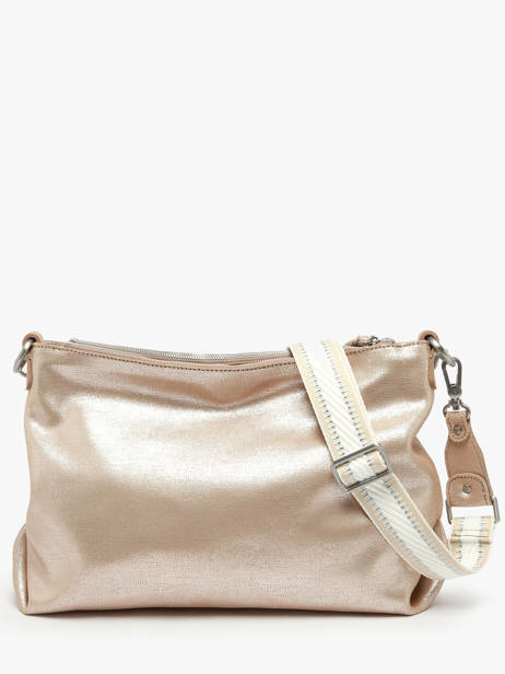 Cross Body Tas Vintage Leder Mila louise Zilver vintage 3822RX ander zicht 4