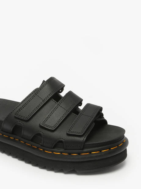 Sandalen Raine Uit Leder Dr martens Zwart women 40522001 ander zicht 2