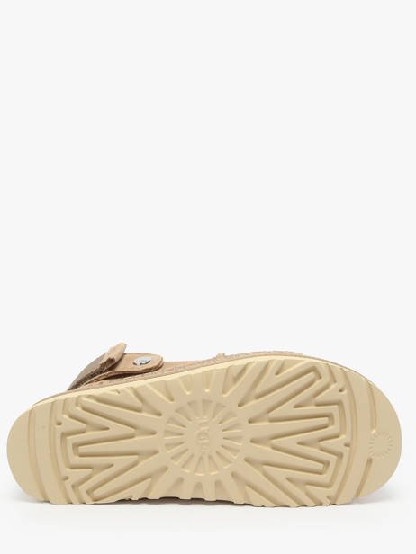 Sandalen Uit Leder Ugg Beige women 1167399 ander zicht 4