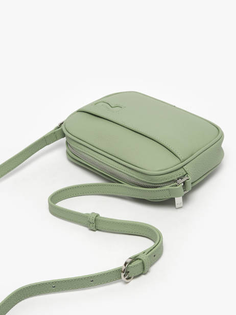 Cross Body Tas N City Leder Nathan baume Groen n city 6 ander zicht 2
