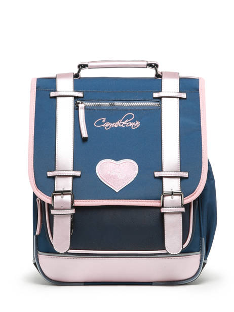 Rugzak 3 Compartimenten Cameleon Blauw vintage fantasy PBVGSD39 ander zicht 6