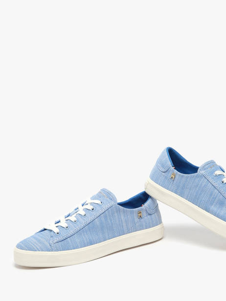 Sneakers Tommy hilfiger Blauw women 8561C30 ander zicht 2