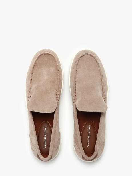 Mocassins Tommy hilfiger Beige men 5354AFE ander zicht 3