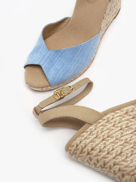Sandalen Tommy hilfiger Blauw women 8588C30 ander zicht 2