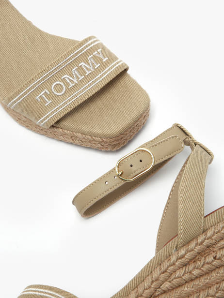 Sandalen Tommy hilfiger Beige women 8805ACC ander zicht 2