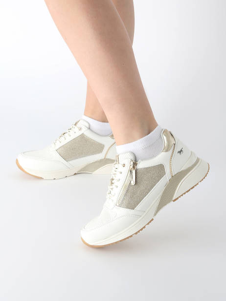 Sneakers Mustang Wit accessoires 1358313 ander zicht 1