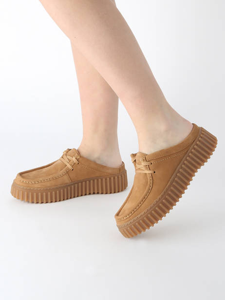 Slippers Torhill Clarks Beige women 26181196 ander zicht 1