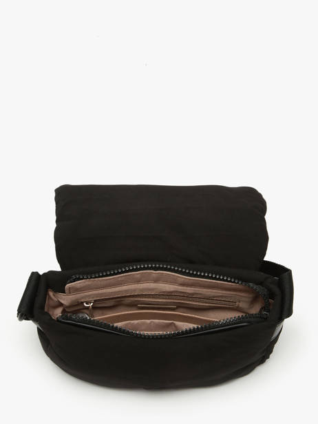 Cross Body Tas Plum David jones Zwart plum CM7476 ander zicht 3