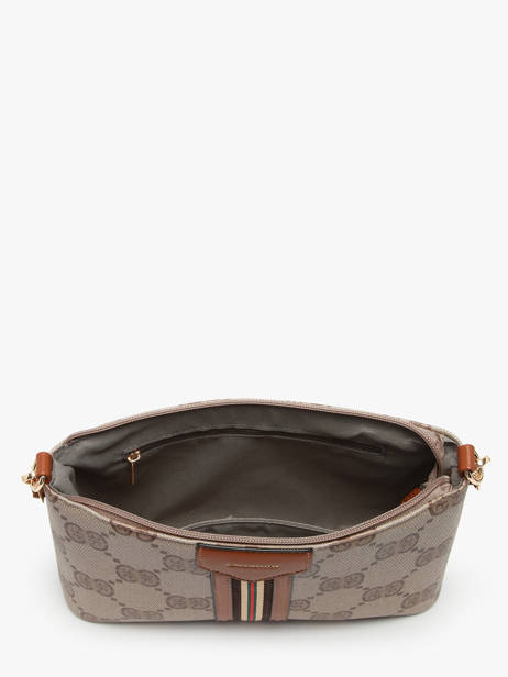 Cross Body Tas Signed Miniprix Bruin signed DQ851711 ander zicht 2