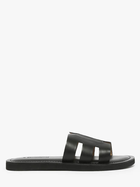 Slippers Uit Leder Les tropeziennes Zwart men EMIA