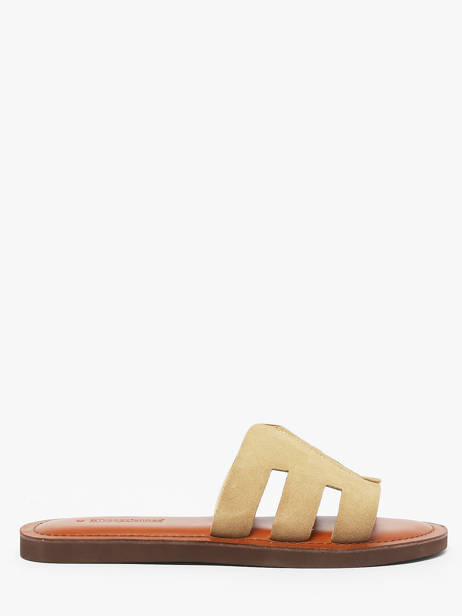 Slippers Uit Leder Les tropeziennes Beige men EMIASUED