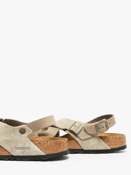 Sandalen Uit Leder Birkenstock Beige women 1029834 ander zicht 2