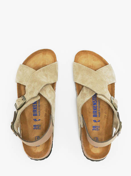 Sandalen Uit Leder Birkenstock Beige women 1029834 ander zicht 3