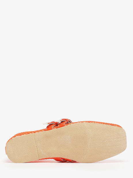 Ballerinas Colors of california Oranje accessoires CPATTY07 ander zicht 5