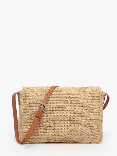 Cross Body Tas L'atelier Du Crochet Raphia Le voyage en panier Wit l'atelier du crochet AM768 ander zicht 4