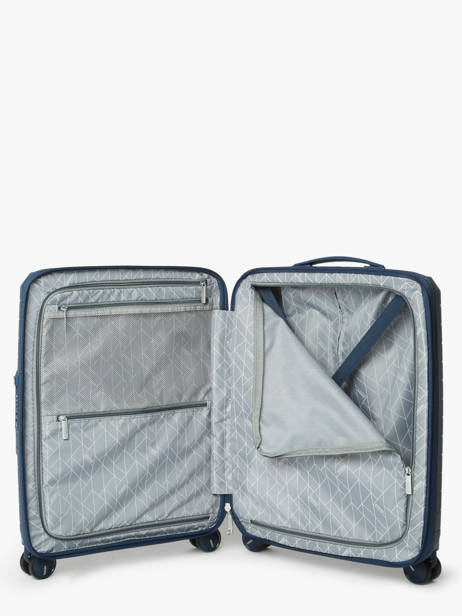 Uitbreidbare Handbagage American tourister Blauw fastforward 155259 ander zicht 3