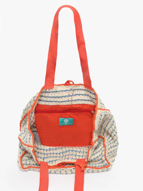 Schoudertas Over The Rainbow Katoen Le voyage en panier Blauw over the rainbow PM870 ander zicht 2
