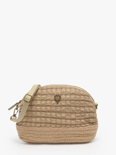 Cross Body Tas Gaufrette Le voyage en panier Beige gaufrette PM883