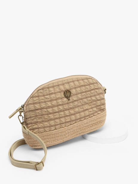 Cross Body Tas Gaufrette Le voyage en panier Beige gaufrette PM883 ander zicht 2