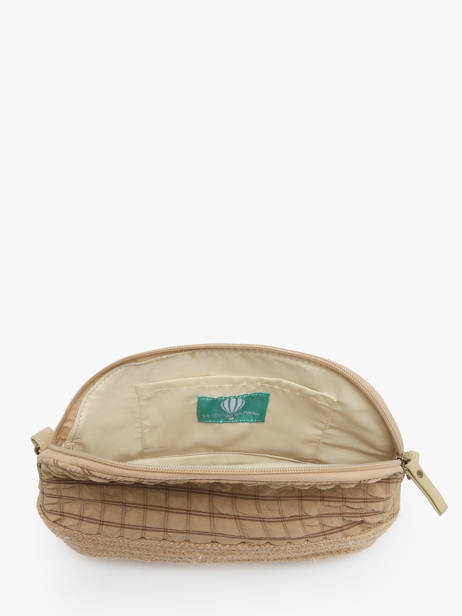 Cross Body Tas Gaufrette Le voyage en panier Beige gaufrette PM883 ander zicht 3