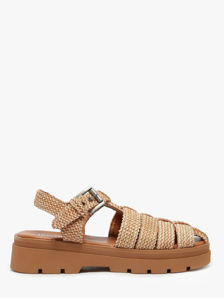 Sandalen Uit Leder Nuyou Beige women 37120