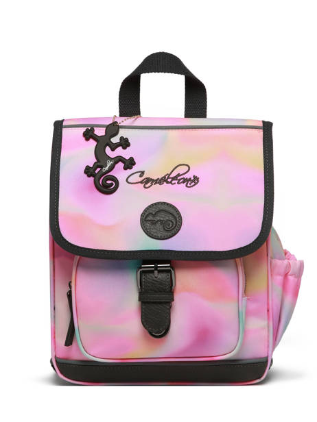 Rugzak 1 Compartiment Cameleon Roze vintage fantasy SD30 ander zicht 6