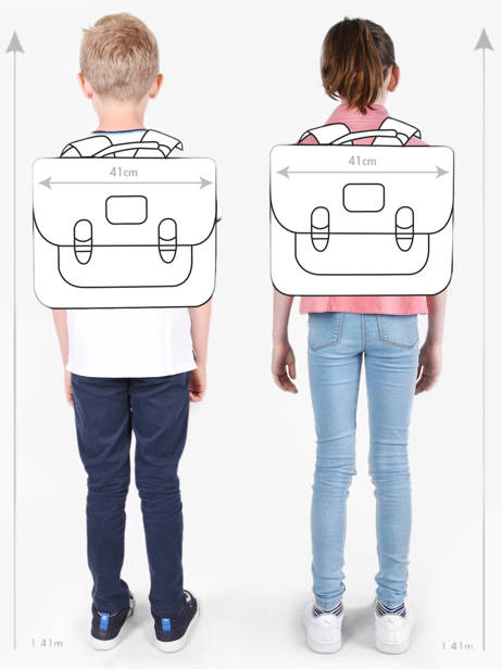 Boekentas 1 Compartiment Kipling Grijs back to school KI6891 ander zicht 1