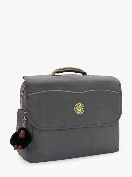 Boekentas 1 Compartiment Kipling Grijs back to school KI6891 ander zicht 2