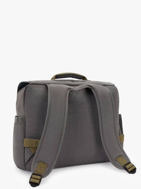 Boekentas 1 Compartiment Kipling Grijs back to school KI6891 ander zicht 4