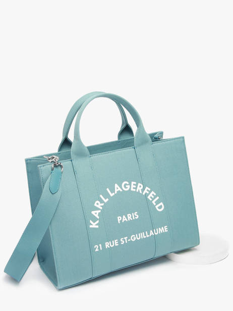 Handtas Rsg Katoen Karl lagerfeld Blauw rsg A1W50010 ander zicht 2