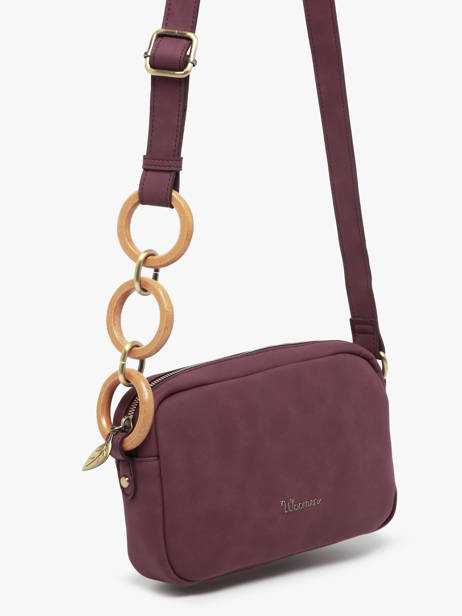 Cross Body Tas Heliconia Woomen Violet heliconia WHEL11 ander zicht 2