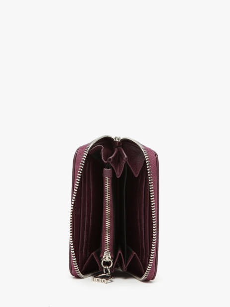 Portemonnee Altesse Leder Etrier Violet altesse EALT096M ander zicht 3