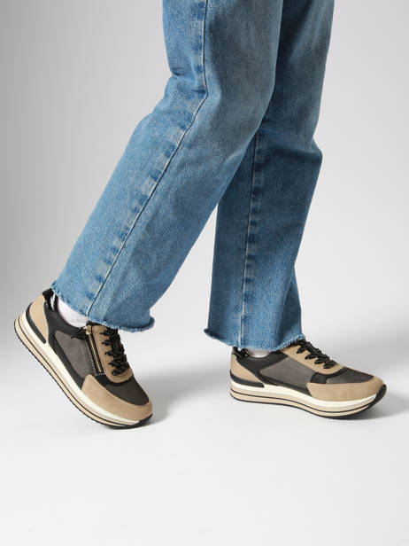 Sneakers Remonte Beige women 4 ander zicht 1