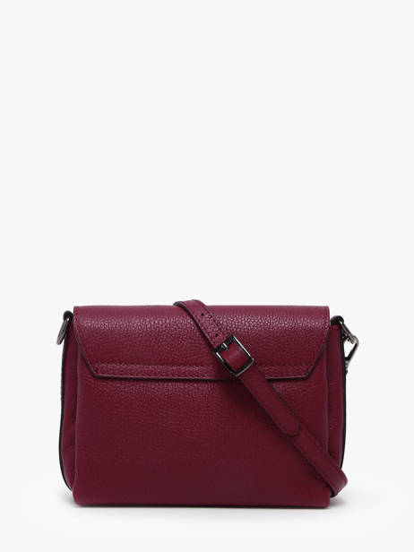 Cross Body Tas Caviar Leder Milano Rood caviar CA24061 ander zicht 4
